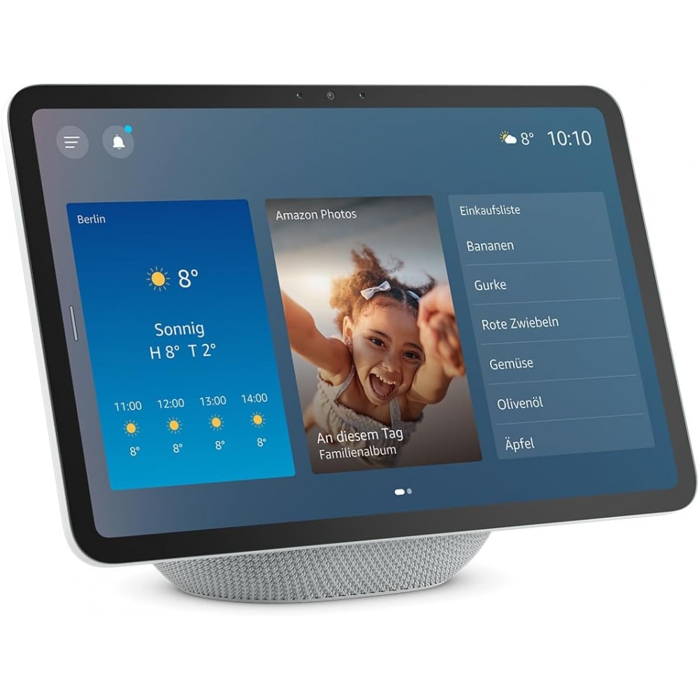 Boxa inteligenta Amazon Echo Show 10 (Gen 3), Ecran senzor