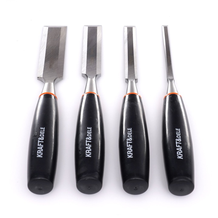 Set 4 dalti 230mm 6-25mm cu maner lemn (KD11773)