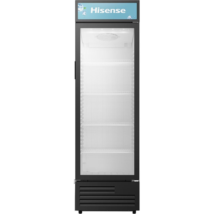 Vitrina Frigorifica HISENSE CPC381N7ABD, 343 l, H 200 cm, Clasa D, Negru
