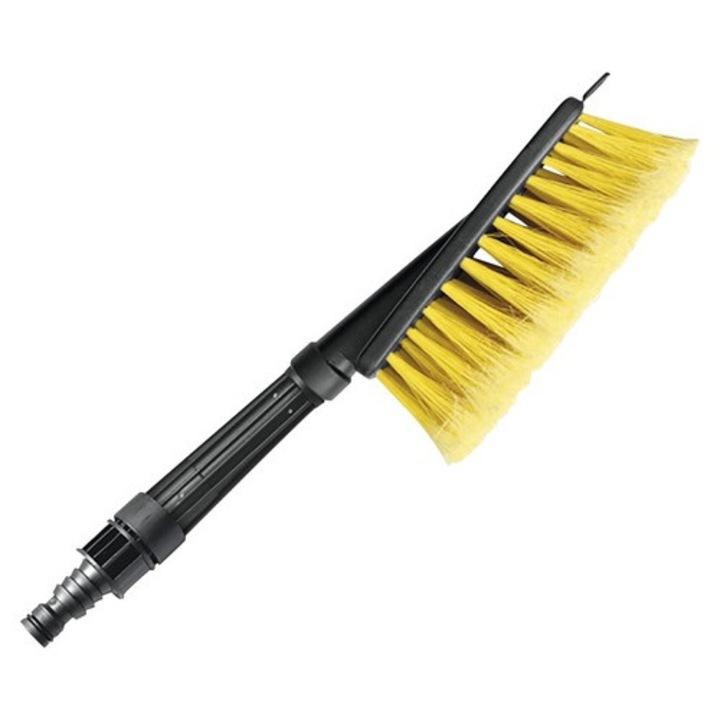 Perie auto 34cm cu adaptor pentru furtun de grădină, plastic