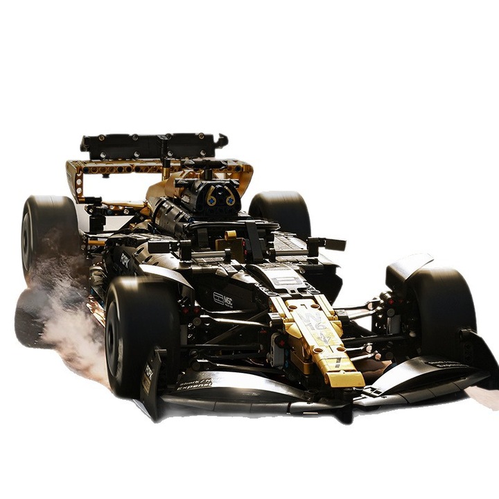 Masina Formula 1 din Blocuri, puzzle 1:8, 1969 piese, blocuri mici, 14+ ani, set de constructie