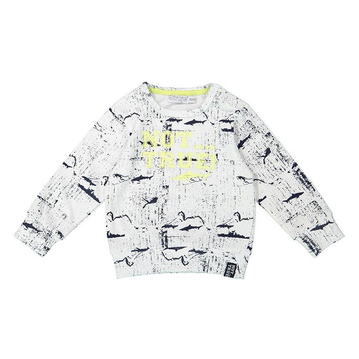 Pulover baieti, Dirkje, cu imprimeu marin, Gri