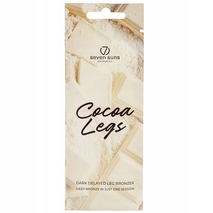 7suns Cocoa Legs Barnító Lábkrém 15 ml, intenzív árnyalat, hidratáló, uniszex