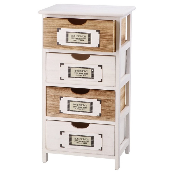 Comoda lemn multicolor 40 x 29 x 73 cm