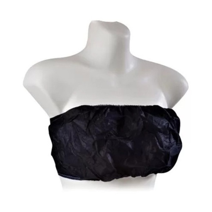 Set 10 bustiere unica folosinta Roial, negru, pentru epilare