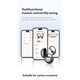 Безжични слушалки VU-TEK M118, Bluetooth 5.4, Спорт, AI превод, Автономност 60ч, HD микрофон, Шумопотискане, 3D звук, Черни