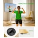 TV állvány mobil, visszahúzható kerekek, állítható, 24-55 inch (61cm-140cm), teherbírás 30KG, Fehér, Techly, ICA-TR404