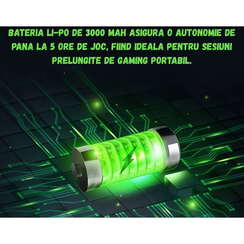 Consola Retro M25 LUKETO®, Display 4.3 Inch IPS, Procesor Quad Core A55 1.8GHz, Memorie 64GB, 20000 de Jocuri Preinstalate, Compatibila cu 25 Emulatoare, Joystick-uri 3D, Baterie 3000mAh, Sistem Linux, Design Portabil si Ergonomic, Negru/Alb
