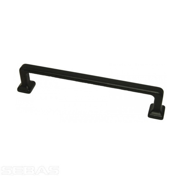 Maner mobilier, Handicraft import China, negru mat, 10x2cm