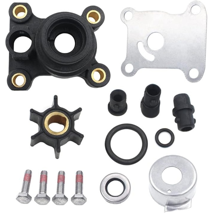 Kit de reparare a rotorului pompei de apa (inclusiv carcasa), YDCY™, 61N-W0078-11, pentru motor outboard Johnson Evinrude 9.9-15 CP 18-3327 (fabricat in 1974 si ulterior)