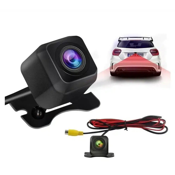 Cameră marsarier HD Tea Sports, viziune nocturnă 130/170 grade, rezistentă la apă, design compact