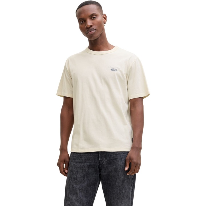 Tricou JACK &JONES Dover Graphic 54312, Bej