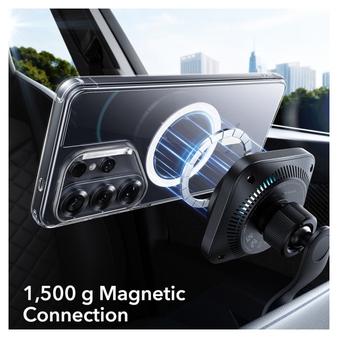 Husa Halolock Esr Magnetica, Compatibila Cu Samsung Galaxy S26 Ultra, Protectie La Camere, Anti Soc, Transparenta