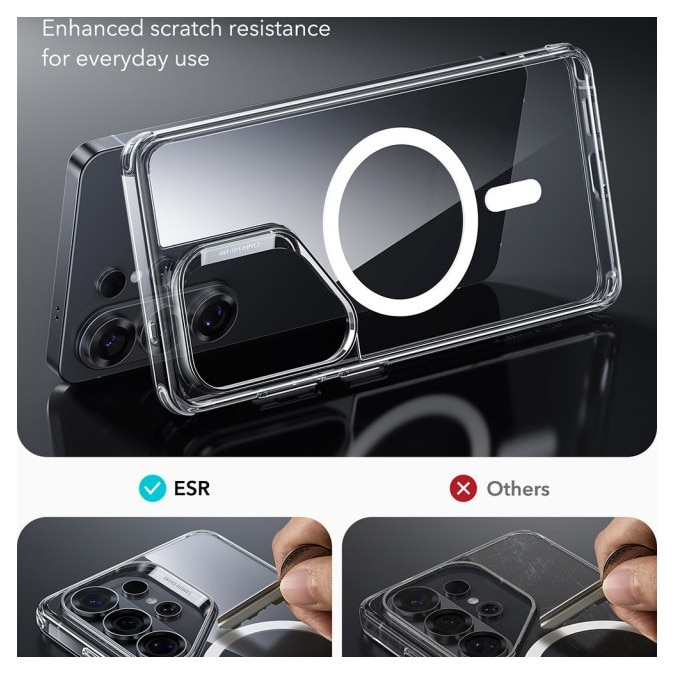Husa Halolock Esr Magnetica, Compatibila Cu Samsung Galaxy S26 Ultra, Protectie La Camere, Anti Soc, Transparenta