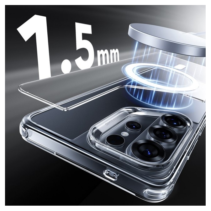 Husa Halolock Esr Magnetica, Compatibila Cu Samsung Galaxy S26 Ultra, Protectie La Camere, Anti Soc, Transparenta