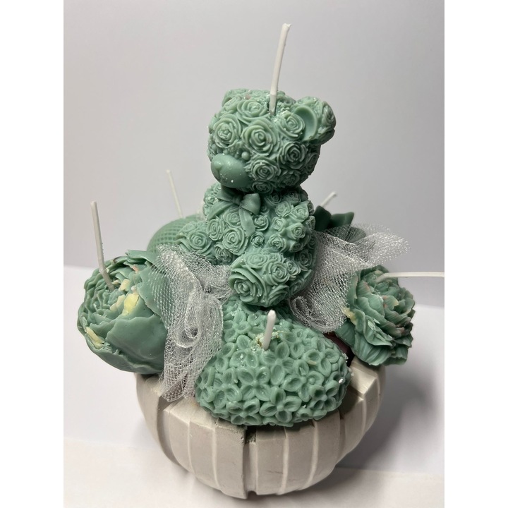 Ароматна свещ пролетни цветя 13 см