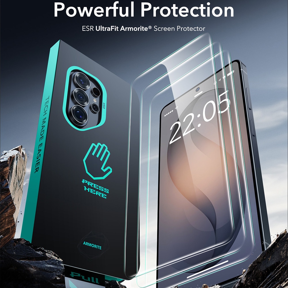 Folie pentru Samsung Galaxy S26 Ultra (set 2) - ESR Armorite Screen Protector - Clear
