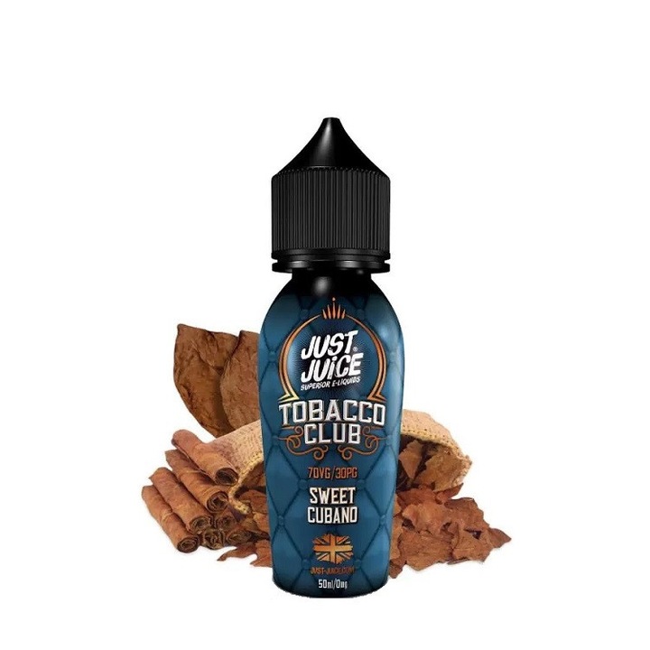 Lichid Tigara Electronica Just Juice - Sweet Cubano Tobacco, 50ml, 0mg/ml