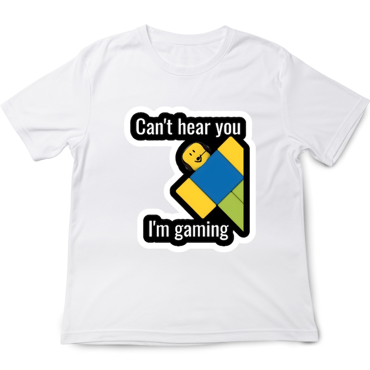 Roblox póló gyerekeknek, Fehér