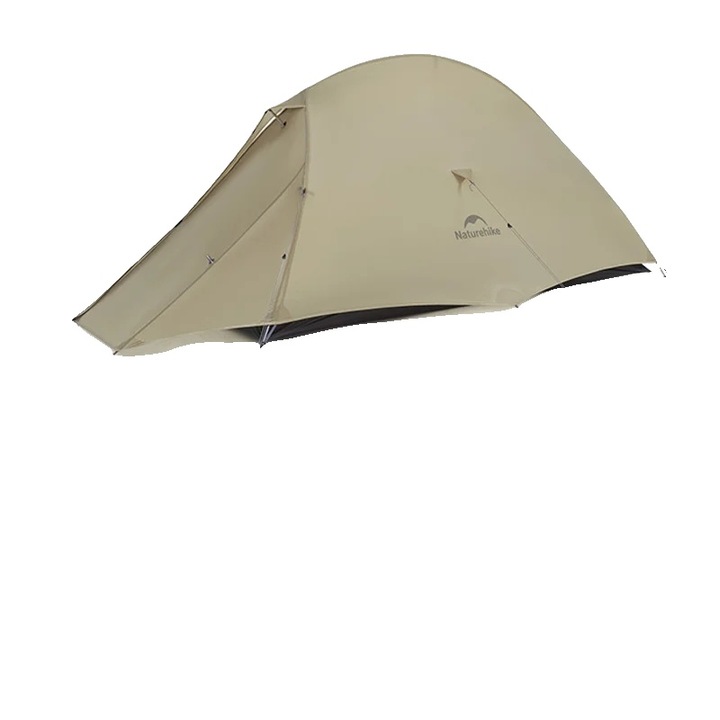 Cort camping, PRO, 1 persoana, impermeabil, 125x270x100cm, bej