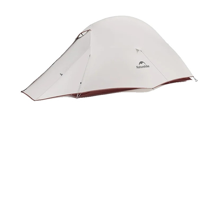 Cort camping, PRO, 1 persoana, gri, 125x270x100cm, impermeabil, design usor