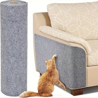 Covor de zgariat pentru pisici Shopvia, 100x30cm, Fetru rezistent, Design DIY
