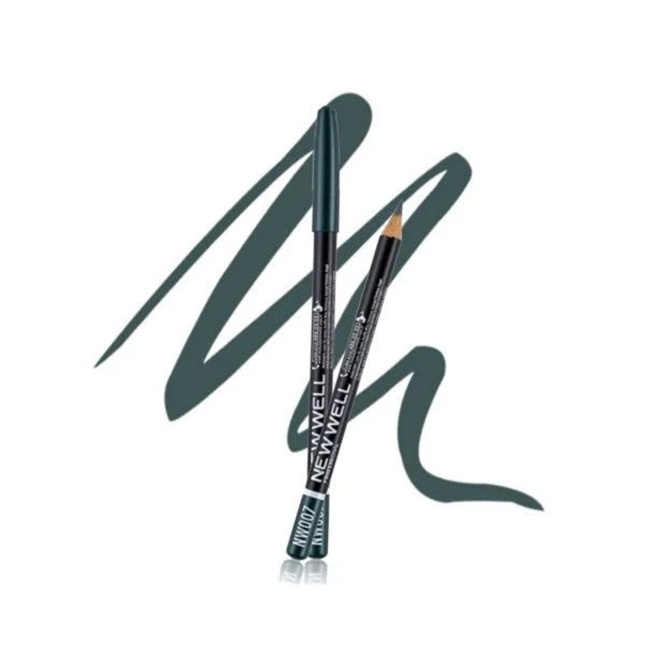 Creion pentru Ochii și Buze, New Well, Waterproof, Gri Antracit, 2-in-1