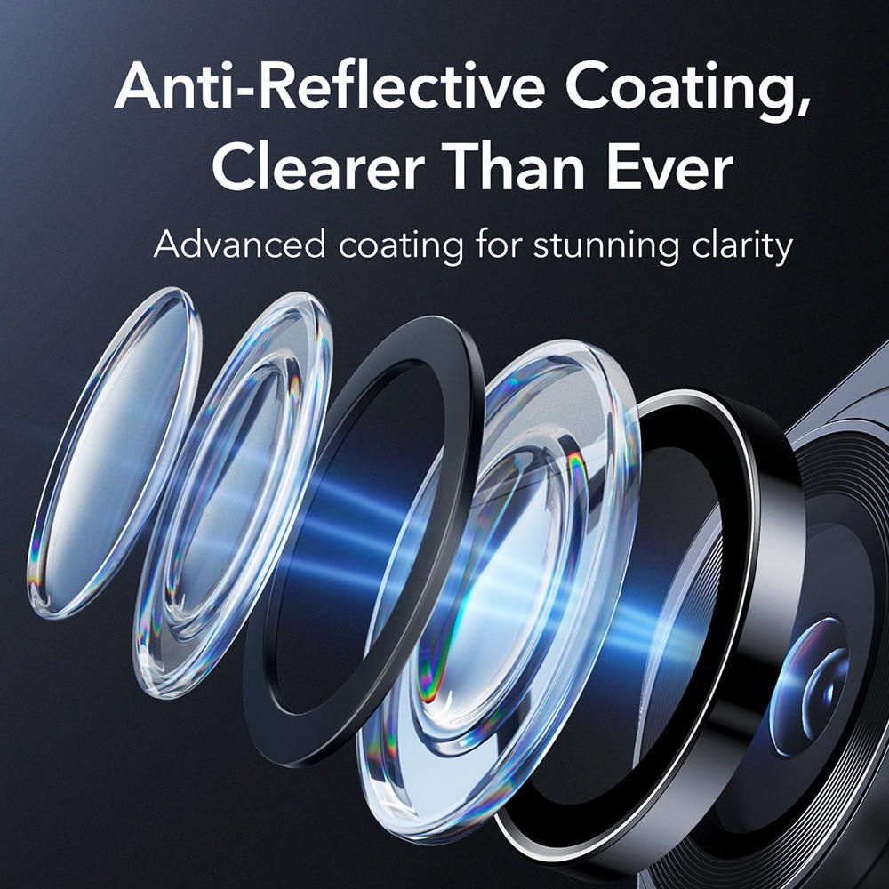 Protectie Sticla Camera pentru Samsung Galaxy S26 Ultra - ESR Armorite Camera Lens Protectors - Negru
