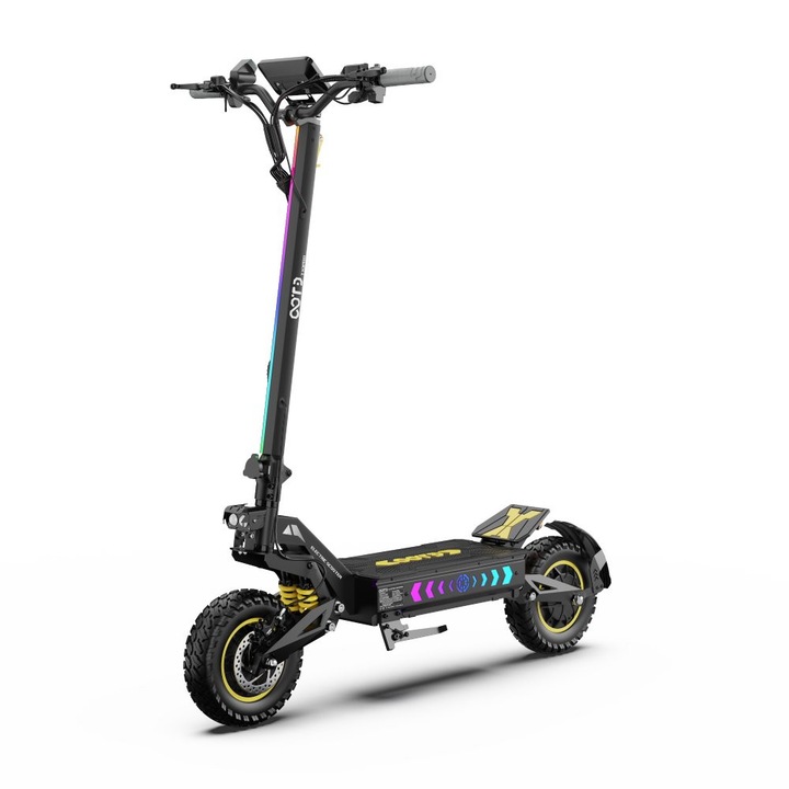 OOTD T10 Pro elektromos roller, 1300W*2, dupla motor, 11 hüvelykes terepgumik, összecsukható, 150 kg teherbírás