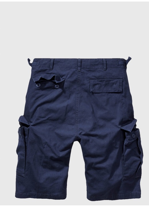 Pantaloni Scurti Barbati Bdu Ripstop, Brandit, Material 100% Bumbac, Tesatura Rip Stop, Talie Ajustabila, Doua Buzunare Laterale, Doua Buzunare Doua Buzunare x, Albastru Inchis, Albastru inchis