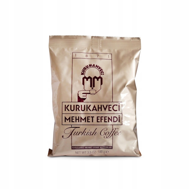 Őrölt török kávé, Kurukahveci Mehmet Efendi, 100g, Arabica, intenzív aroma