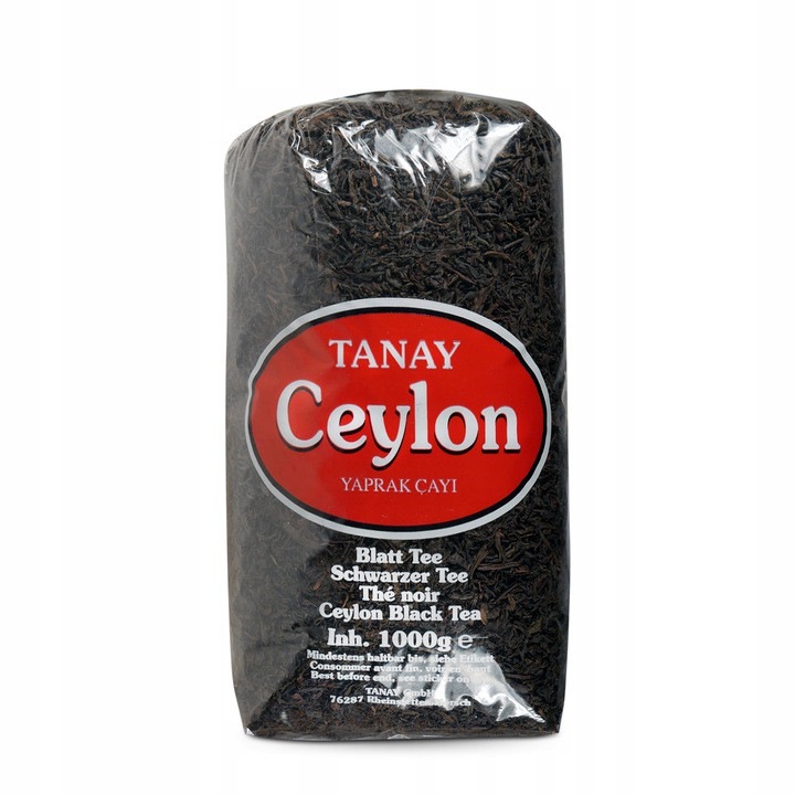 Ceai negru frunze Ceylon Tanay Hilltop 1000 g, aromat, din Sri Lanka