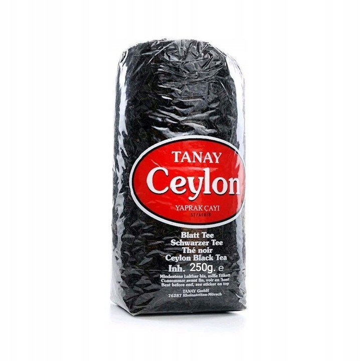 Tanay fekete tea levelek 250g, Srí Lanka, 100% ceyloni tea