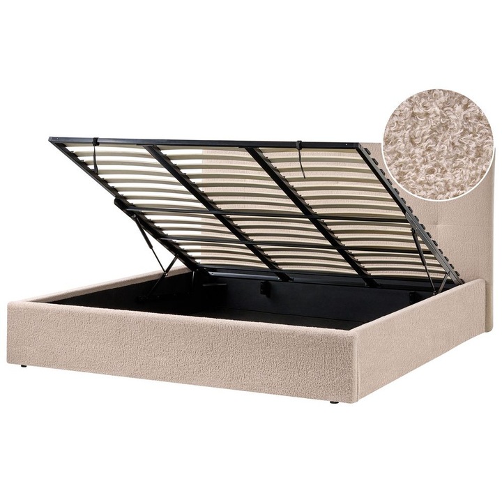 Pat otoman Boucle Lorient 180 x 200 cm Bej