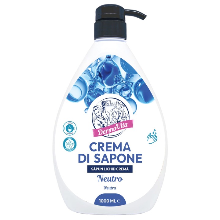 Течен сапун Dermovita Неутрален, 1000мл