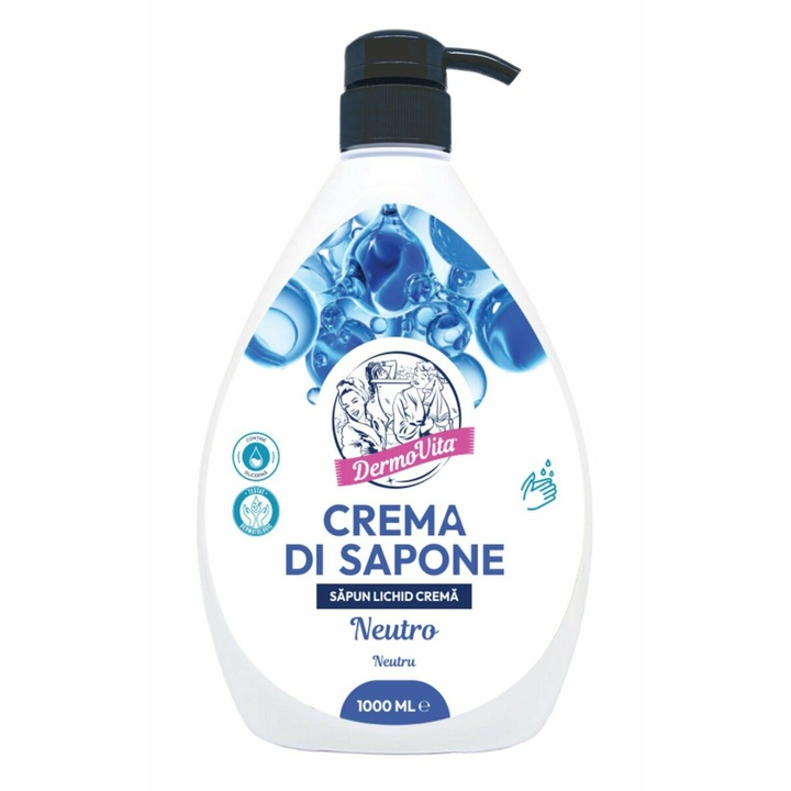 Sapun lichid crema Dermovita Neutru, 1000ml