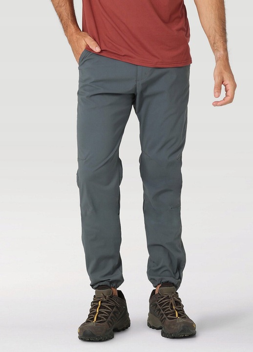 Pantaloni barbati, Wrangler, NS715 Convertible Trail Jogger, gri, W30-L34 US