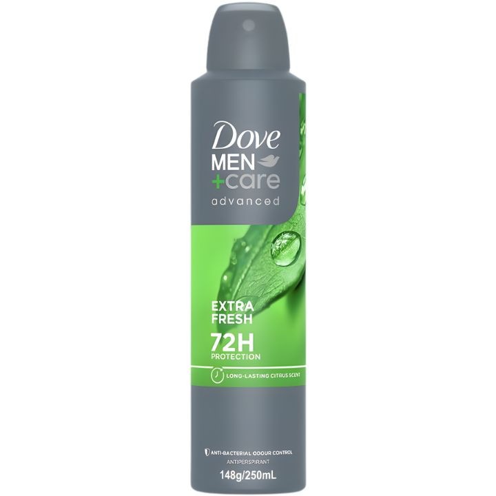 Antiperspirant Dove Men 250 ml, 72h protecție, parfum proaspăt, spray