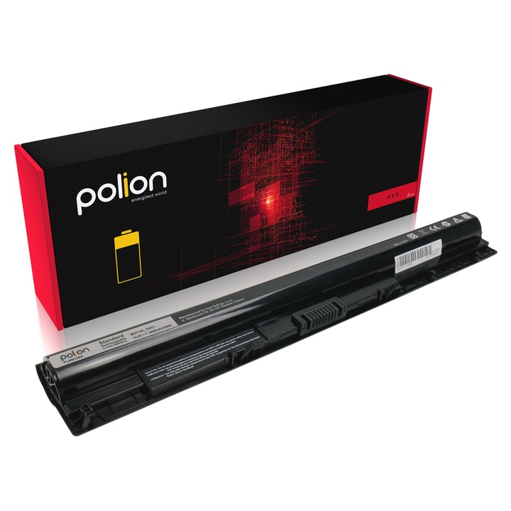 Батерия за лаптоп Polion 2600mAh, 4 клетки, 14.8V, съвместима с DELL, нова