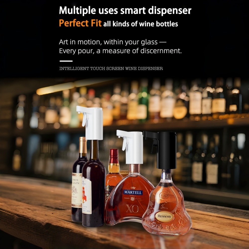 Carafe si decantoare, Decanter electric inteligent, ecran digital ...
