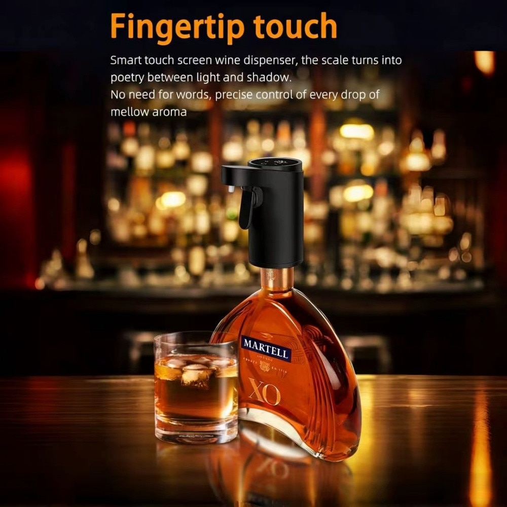 Carafe si decantoare, Decanter electric inteligent, ecran digital ...