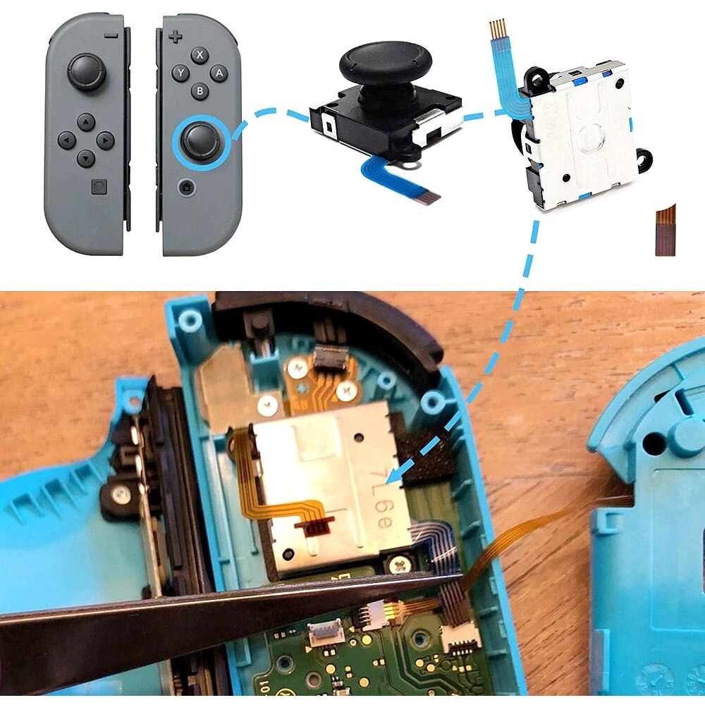 Joystick Nintendo Joy-Con, negru, 1 bucata - eMAG.ro