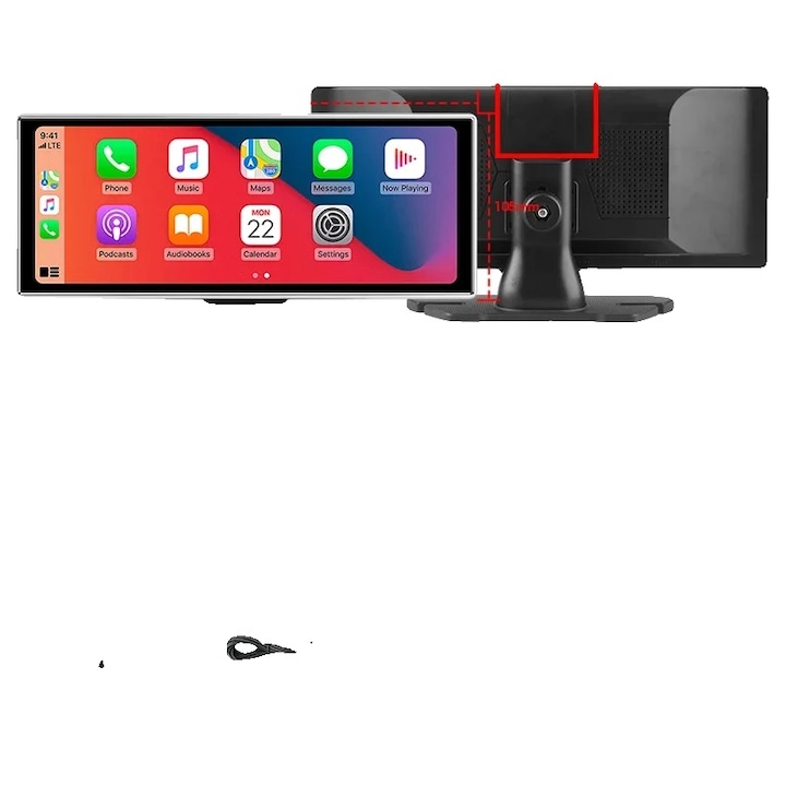 Camera auto DVR, 4K, doua lentile, functie NightShot, fara DVR, fara camera, fara card