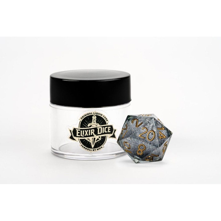 Culoare Multicolor, Kostka D20 cu Interior Fluid, FanRoll, 1 set