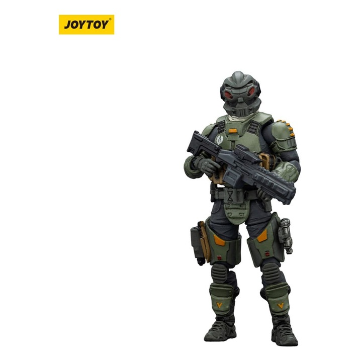 Figurina Joy Toy APOC Series Pilot Mecha 8cm, multicolor, cu accesorii suplimentare