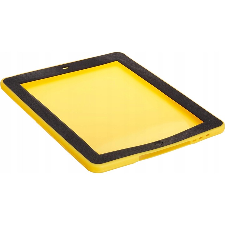 Etui iSkin Duo Soleil pentru iPad, hibrid, rezistent la impact, transparent/negru, 1 buc.