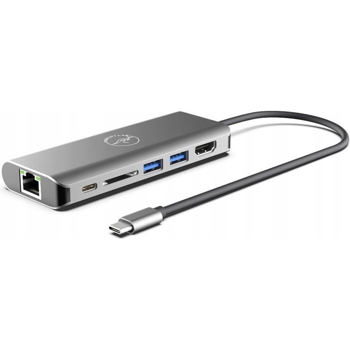 Mobility Lab USB-C Mini dokkoló állomás, 6 portos, kompakt, gyors adatátvitel, 10x5x2cm