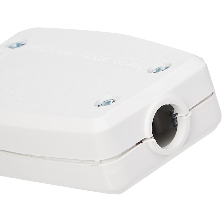 Conector electric Bulk Hardware BH05734, 13A, alb, 8,6x1,2x12,2cm, set 1 buc.