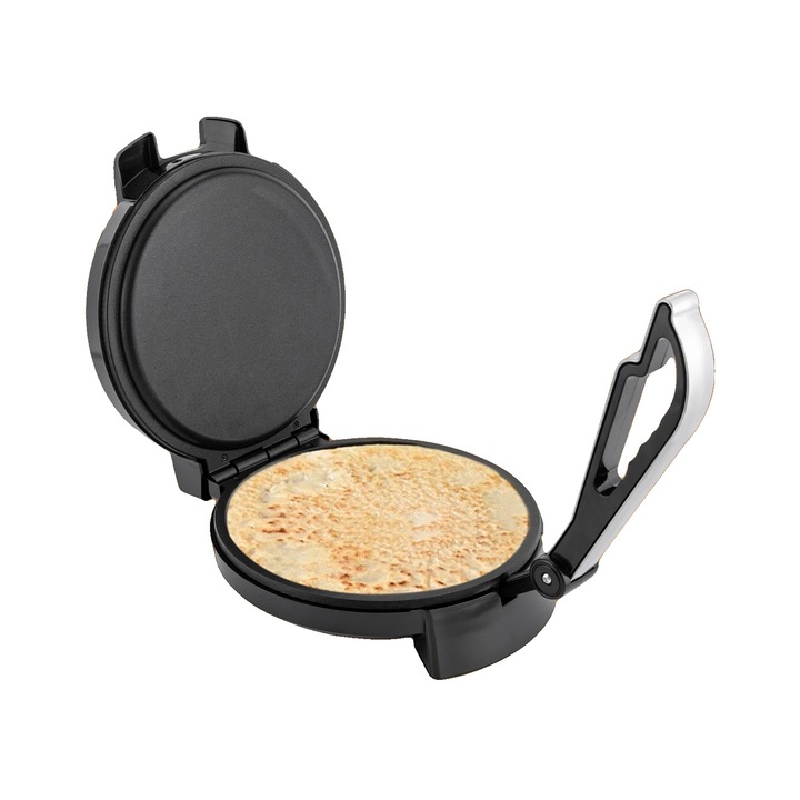 Aparat de preparat desert, 1200W, placi interschimbabile, negru