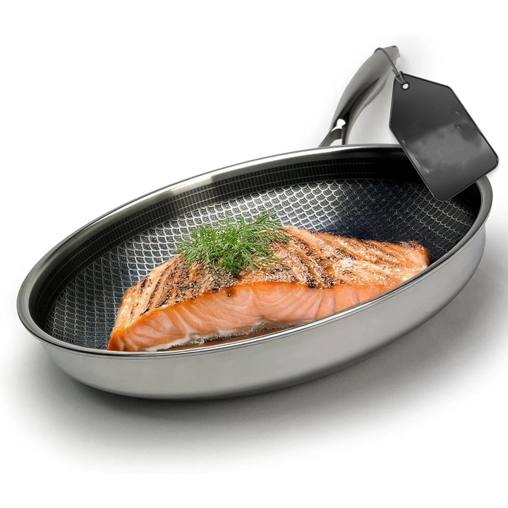 Tigaie, Miso, 28 cm, Interior Ceramic, Antiaderenta, Rezistenta la Zgarieturi, Compatibila Inductie